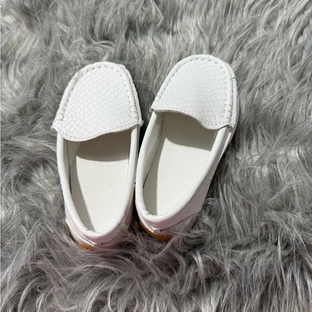 White Toddler Loafers
